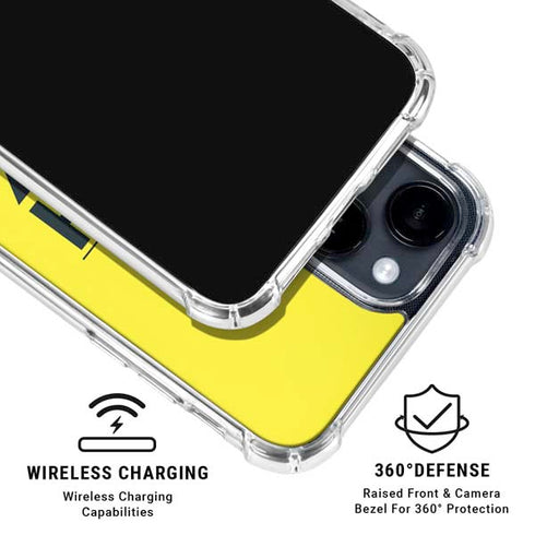 NBA Utah Jazz Standard - Yellow iPhone 14 Clear Case